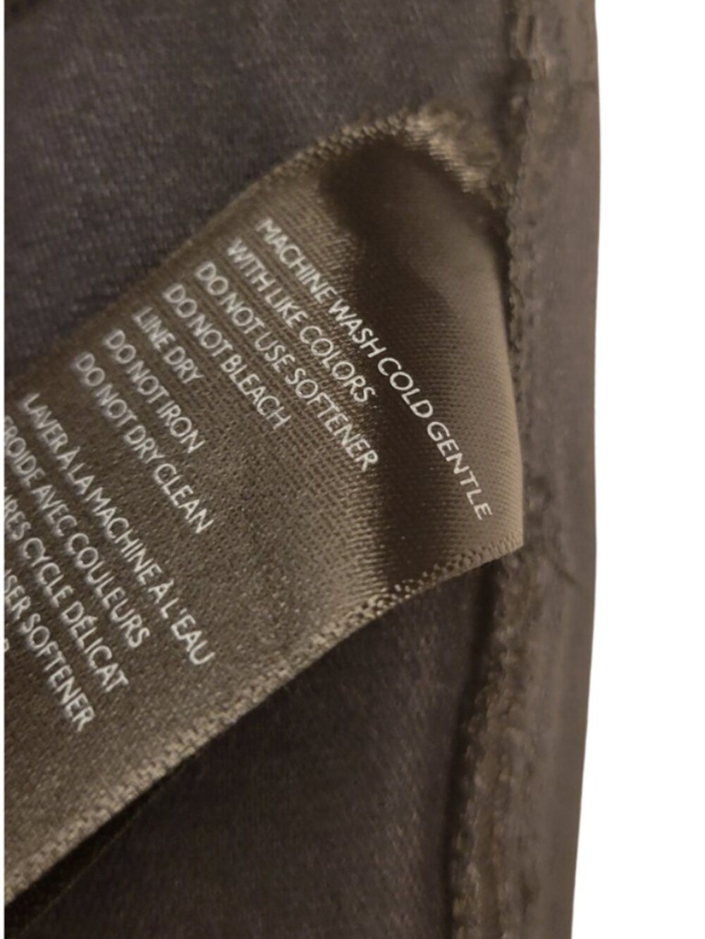 PILCRO Anthropologie Izzie Relaxed Pull-On BlackBarrel Pants Faux Leather Size M - Picture 10 of 13